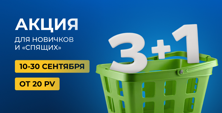 3+1 для новых партнеров