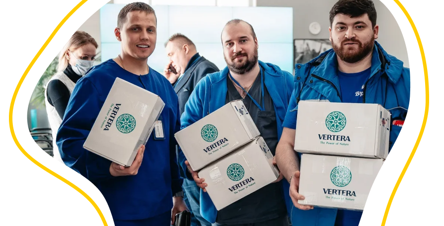 Благотворительная акция Vertera: вторая партия продукта AngioLive PRO-MAX передана врачам МКЦИБ «Вороновское»